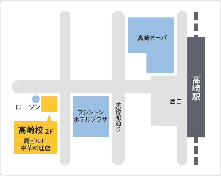 森塾 森塾 高崎校までの地図