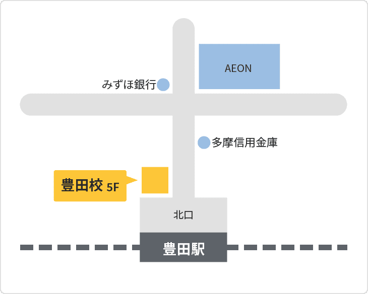 森塾 森塾 豊田校までの地図