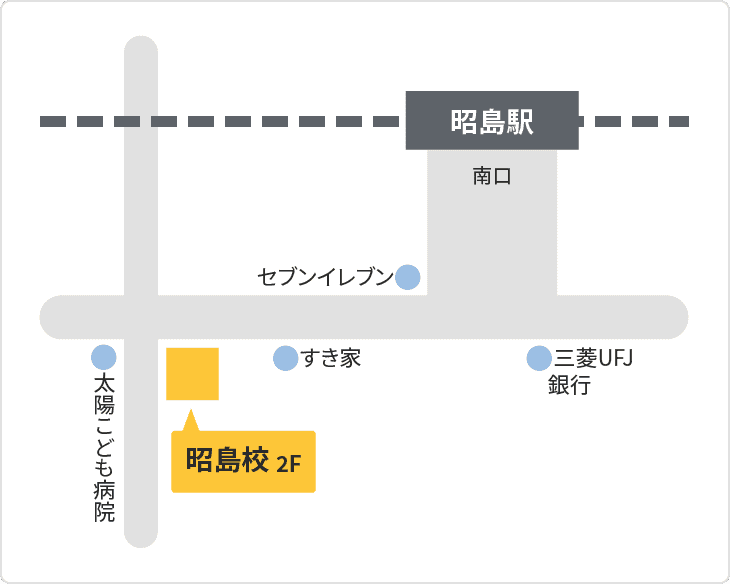 森塾 森塾 昭島校までの地図