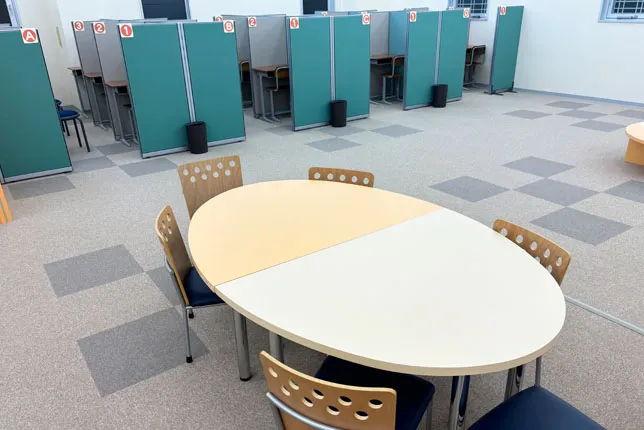 あびこ駅前校の校舎風景