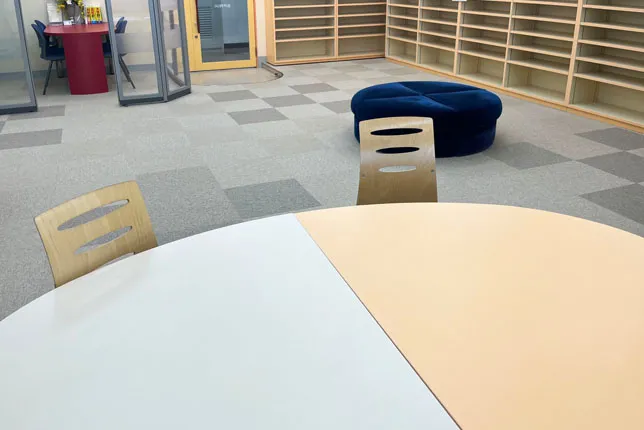 千葉駅前校の校舎風景