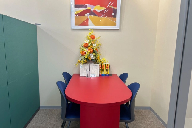 千葉ニュータウン中央校の面談スペース