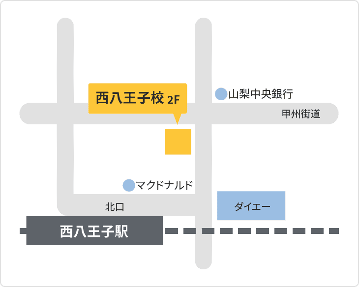 森塾 森塾 西八王子校までの地図