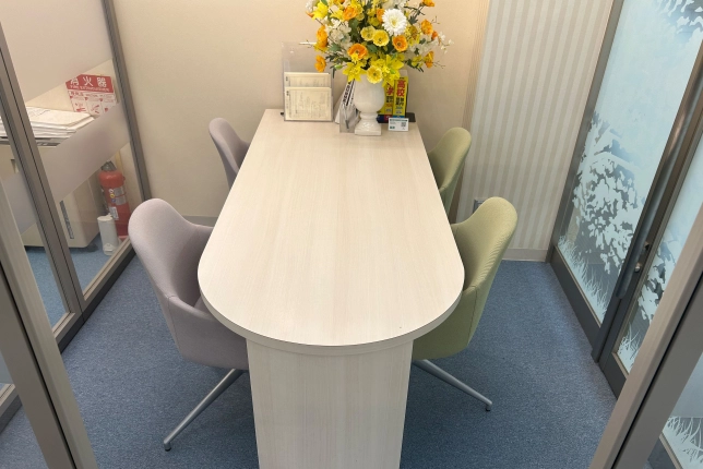 ふじみ野校の面談スペース