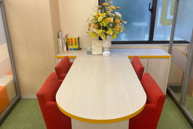 船橋校の面談スペース