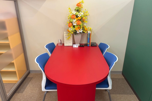 平野校の面談スペース