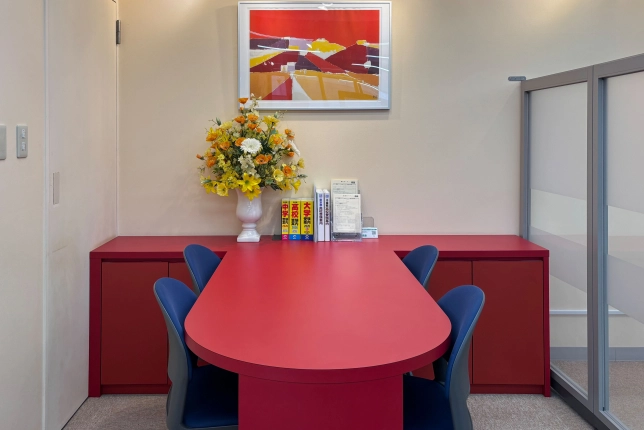 市川校の面談スペース