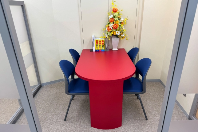 糀谷校の面談スペース