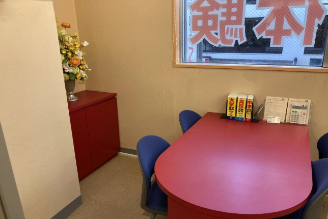 金町校の面談スペース