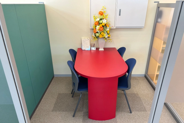 上永谷校の面談スペース