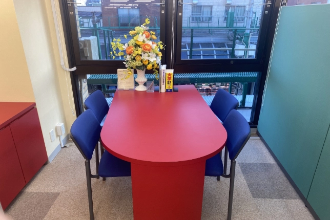 北千住校の面談スペース