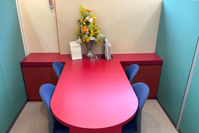 木更津校の面談スペース