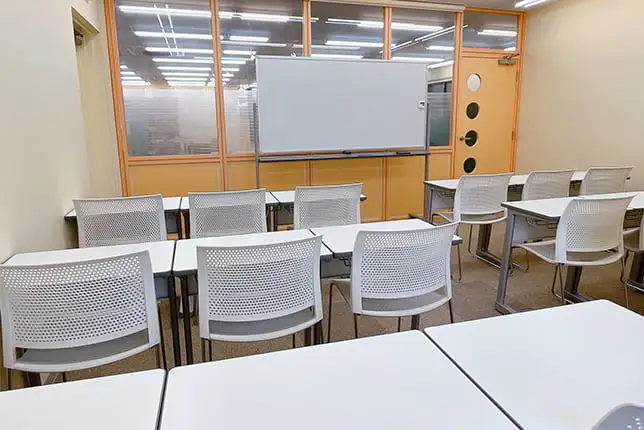 勝田校の自習室
