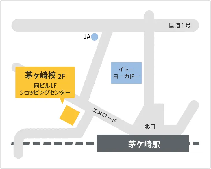 森塾 茅ヶ崎校までの地図