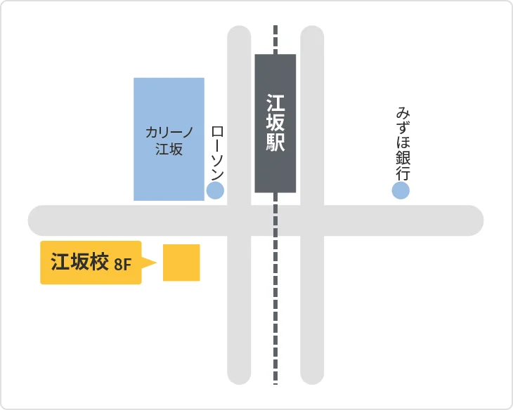 森塾 江坂校までの地図