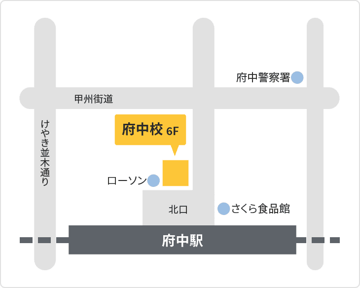 森塾 森塾 府中校までの地図
