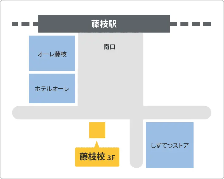 森塾 藤枝校までの地図