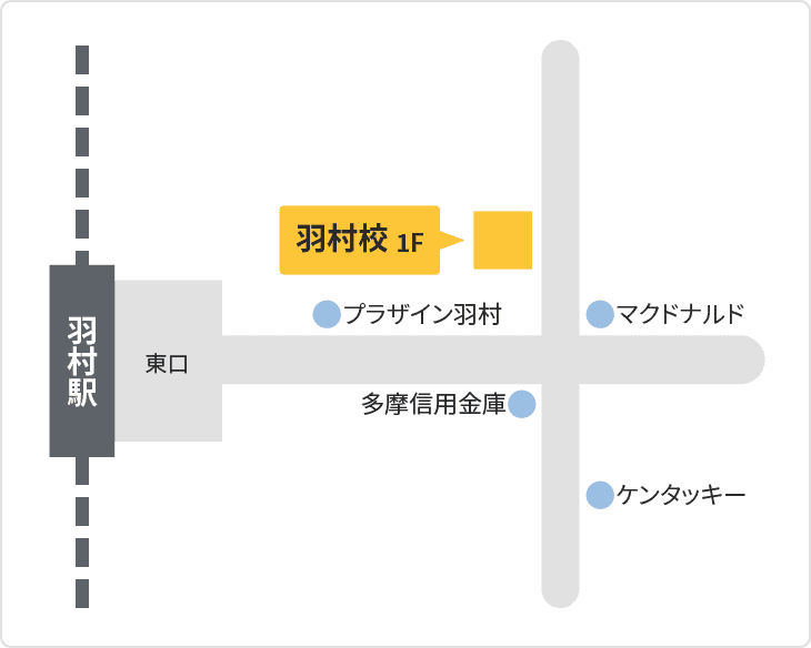 森塾 森塾 羽村校までの地図