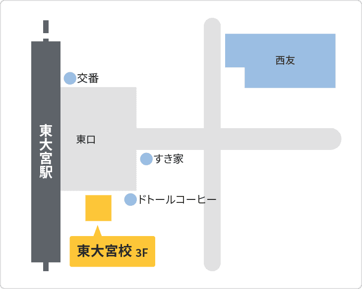 森塾 森塾 東大宮校までの地図