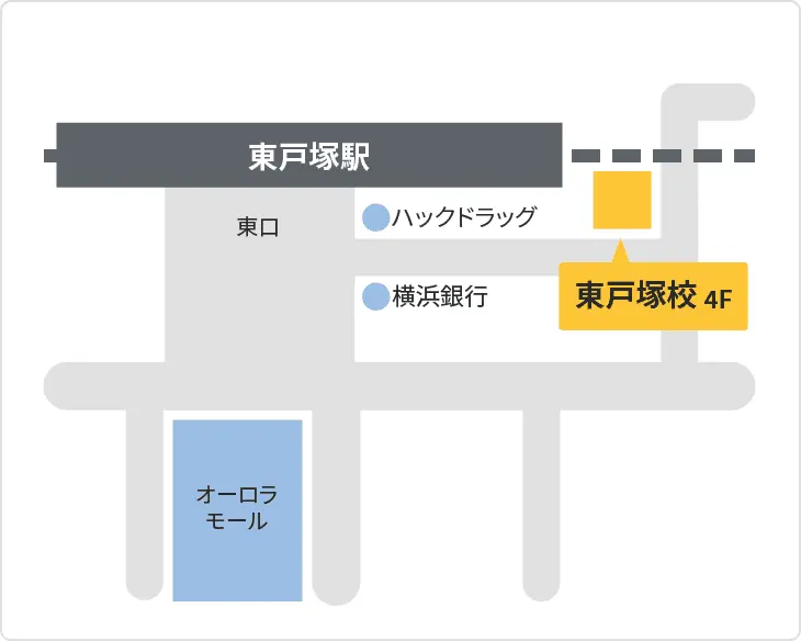 森塾 東戸塚校までの地図