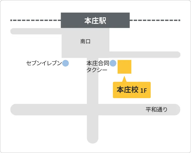 森塾 本庄校までの地図