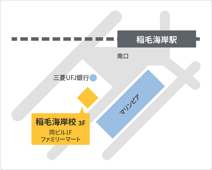 森塾 森塾 稲毛海岸校までの地図