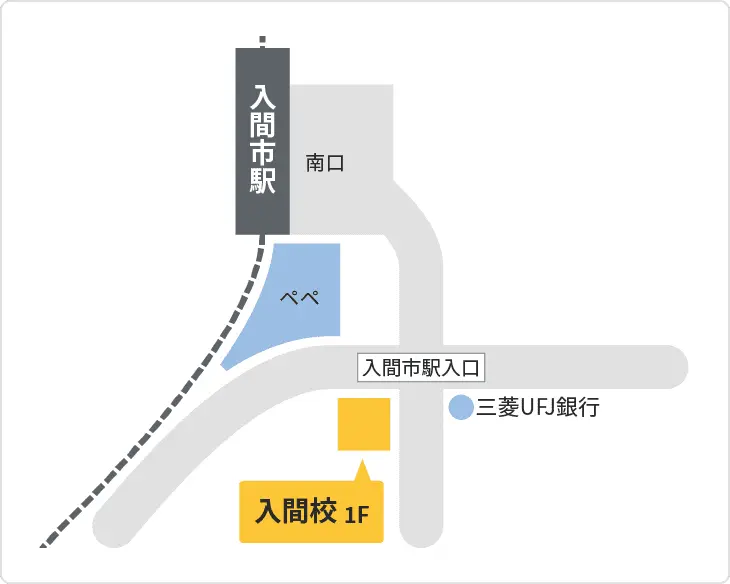 森塾 入間校までの地図