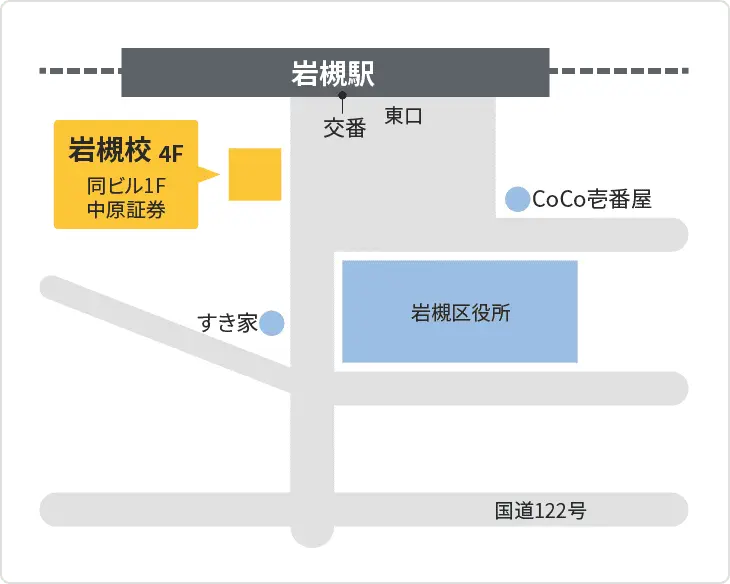 森塾 岩槻校までの地図