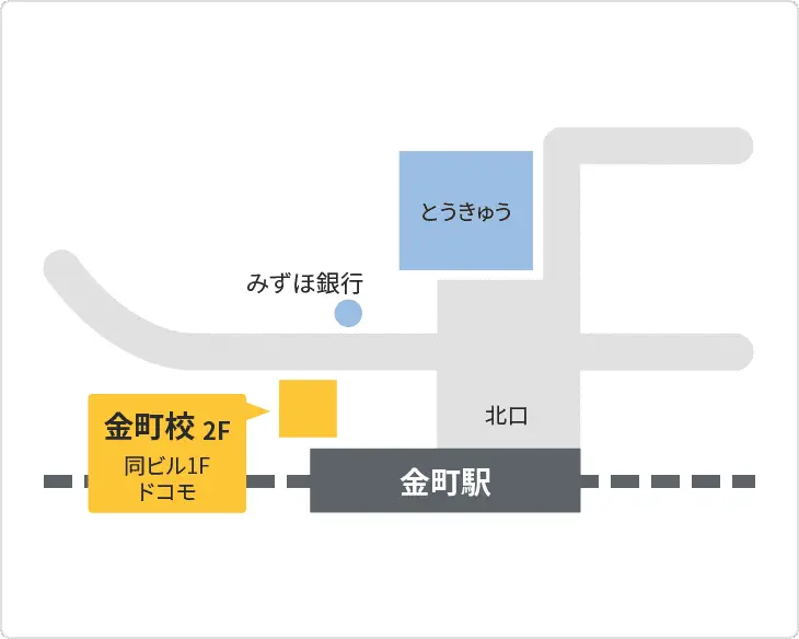 森塾 金町校までの地図