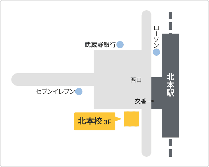森塾 森塾 北本校までの地図