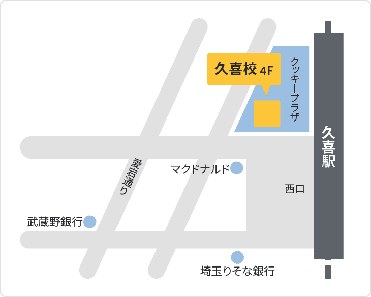 森塾 森塾 久喜校までの地図