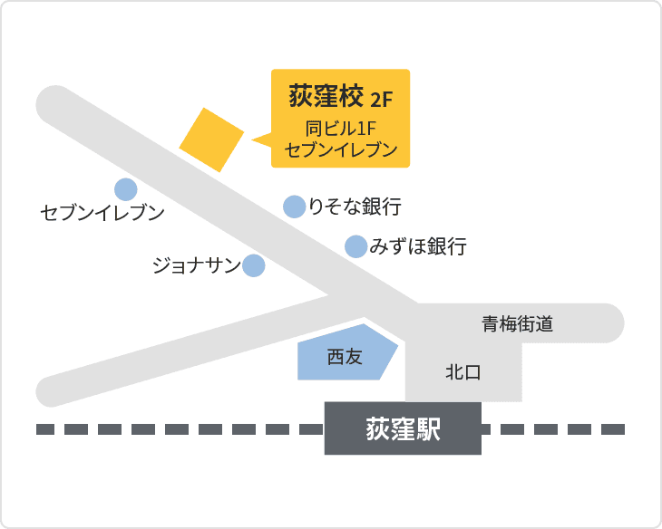 森塾 森塾 荻窪校までの地図