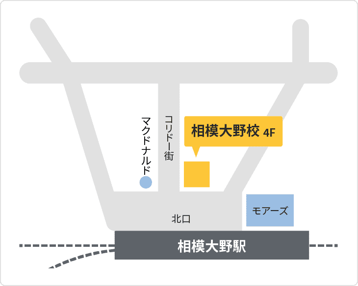 森塾 森塾 相模大野校までの地図