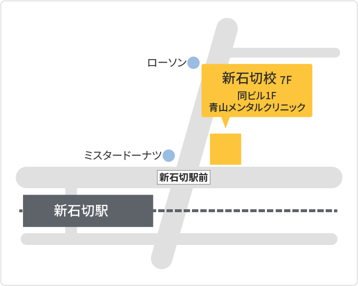 森塾 新石切校までの地図