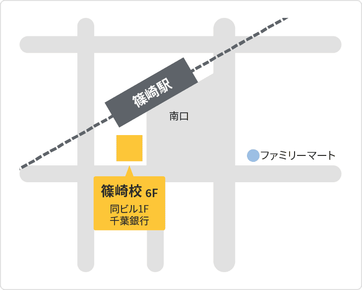 森塾 森塾 篠崎校までの地図