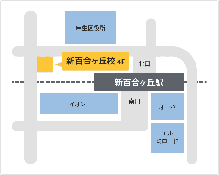 森塾 森塾 新百合ヶ丘校までの地図