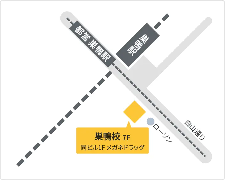 森塾 巣鴨校までの地図