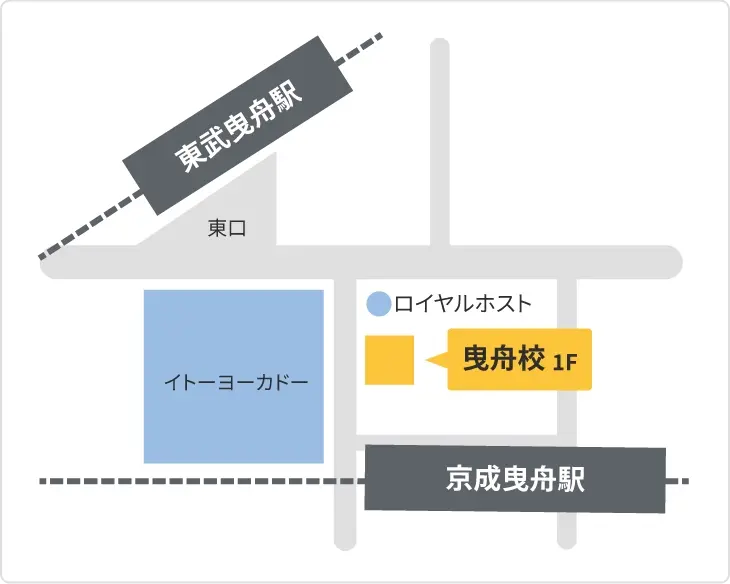 森塾 曳舟校までの地図