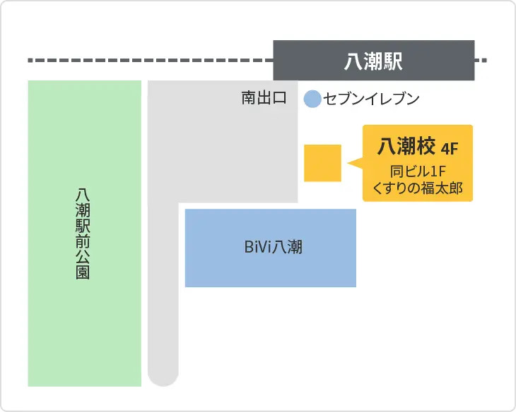 森塾 八潮校までの地図