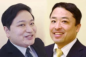写真：長岡大手通校 竹見・佐藤校長