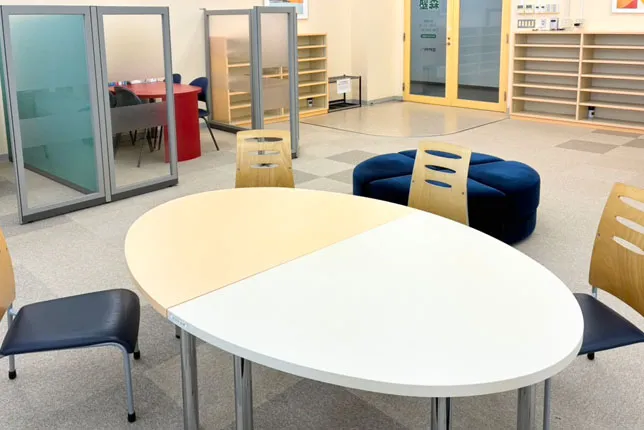 南大沢校の校舎風景