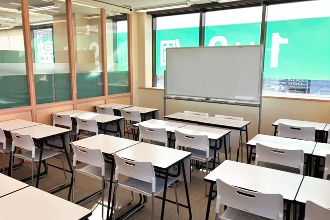 南大沢校の自習室