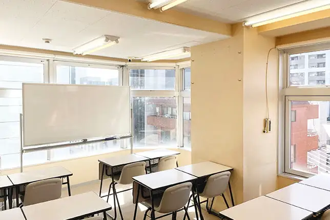 松戸校の自習室