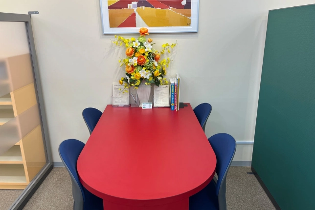 都島校の面談スペース