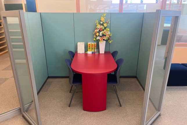溝の口校の面談スペース