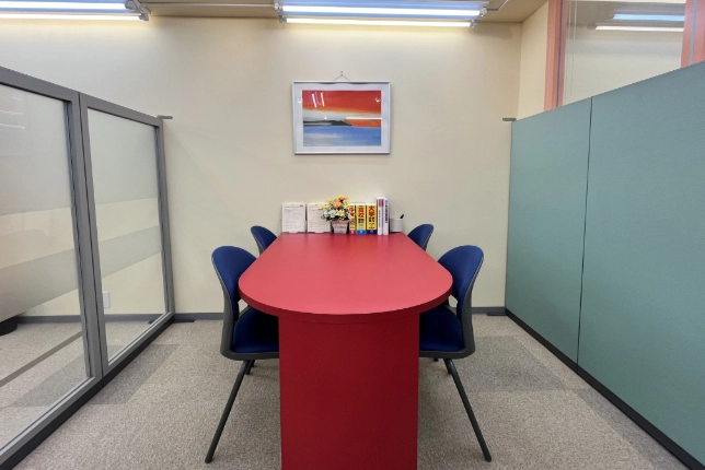 中山校の面談スペース