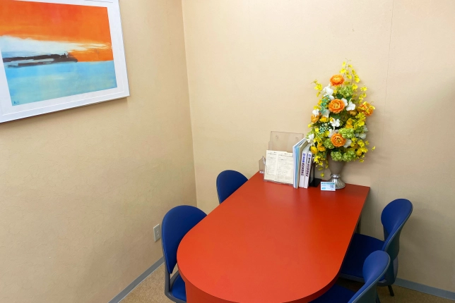 成増校の面談スペース