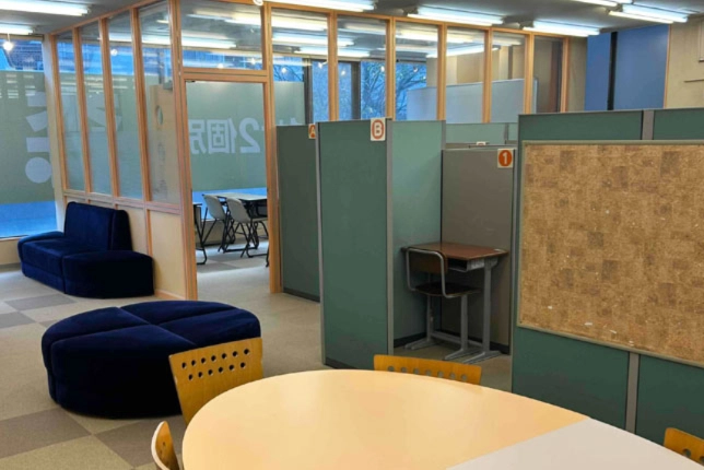 鷺沼校の校舎風景