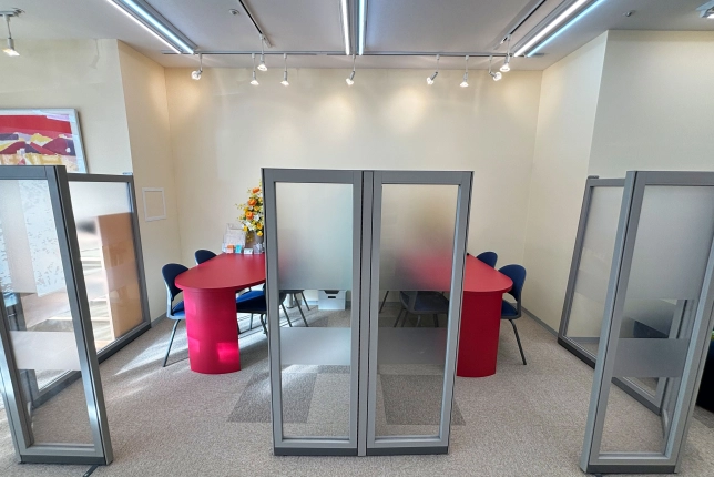 戸田校の面談スペース