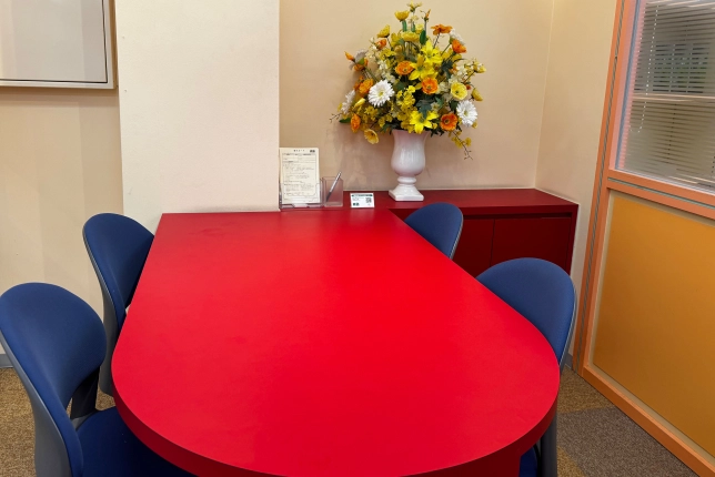 つくば校の面談スペース